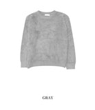 Raw angora knit