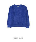 Raw angora knit