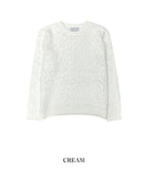Raw angora knit