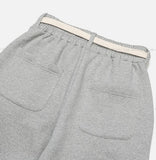 Rope belt wide training pants
