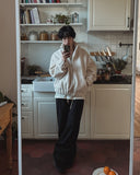Rope belt wide training pants