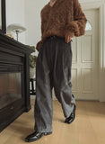 Edam corduroy pintuck balloon pants