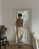 Edam corduroy pintuck balloon pants