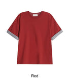 Ed High-Density Roll-Up Color Matching Short Sleeve Tee