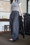 Ader pintuck wide slacks