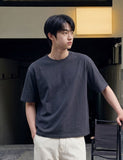 Mens Crop Silket Short Sleeve T-shirts