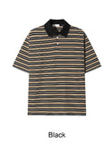 Aaron Multi-Stripe Collar Tee
