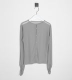 WRINKLE MESH CARDIGAN