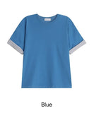 Ed High-Density Roll-Up Color Matching Short Sleeve Tee