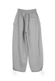 Cape Button Balloon Sweatpants