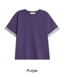 Ed High-Density Roll-Up Color Matching Short Sleeve Tee