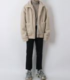 High-neck double jacket