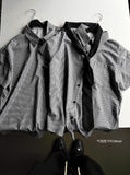 [ Tie Set ] Silk Stripe Classic Short Sleeve Shirt