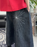 Rocky Spider Bermuda Denim Pants