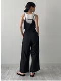 [Setup Available] Popo Nylon Strap Wide Pants