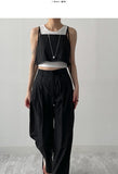[Setup Available] Popo Nylon Strap Wide Pants