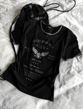Vintage Eagle Crop Muscle Tee
