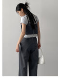 [Setup Available] Popo Nylon Strap Wide Pants