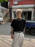 [1+1] Ice River Wrinkle Short Sleeve Tee