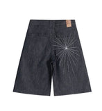 Rocky Spider Bermuda Denim Pants