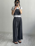 [Setup Available] Popo Nylon Strap Wide Pants