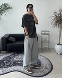 Cape Button Balloon Sweatpants