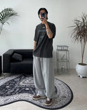 Cape Button Balloon Sweatpants