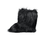 Bare fur boots