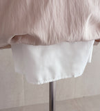 Make Unbalanced Wrap Banding Long Skirt