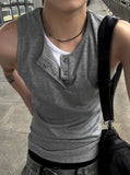 Layered Henley Sleeveless