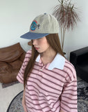 Aaron Multi-Stripe Collar Tee