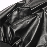 Ebonic Crop Leather MA-1