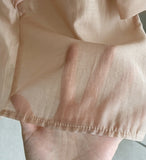 Betis Double Frill See-Through Blouse