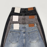 Pintuck Wide Denim Pants