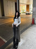 Dual Crop Layered Slim Top