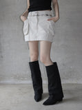 Dio Cargo Cotton Skirt