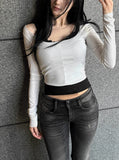Dual Crop Layered Slim Top