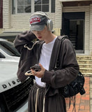 fw Balloon Crop Hood Zip Up