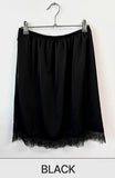 Satin Archive Lace Midi Skirt