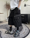 Lafes Zipper Cargo Bermuda Pants