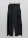 [Setup Available] Popo Nylon Strap Wide Pants