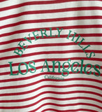 Leivit Stripe Color Matching Puff T-shirt