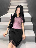 Epilogue Lace Slim Tee