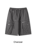 Lafes Zipper Cargo Bermuda Pants
