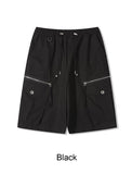 Lafes Zipper Cargo Bermuda Pants