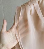 Betis Double Frill See-Through Blouse