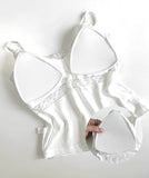 Soft lace slim top