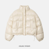 Volume Glossy Puffer Jacket