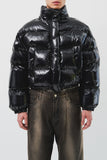 Volume Glossy Puffer Jacket