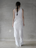 Youne See-through Wrap One Piece